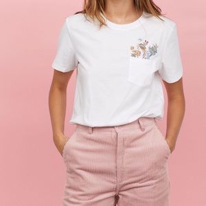GP&Baker x H&M Embroidered pocket tee